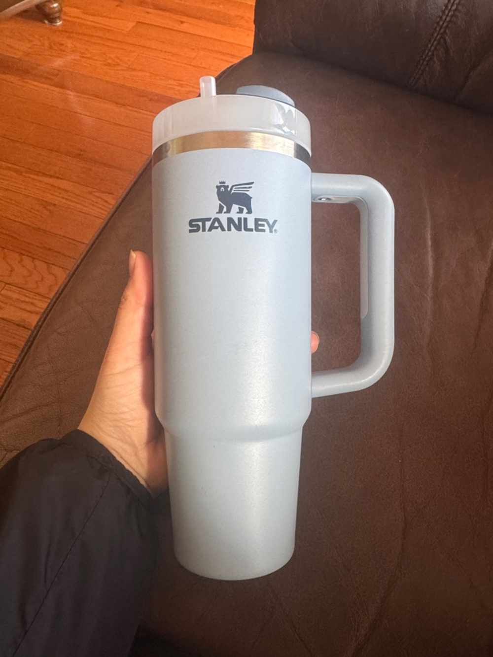 Stanley Powder Blue Insulated Travel Mug with Handle